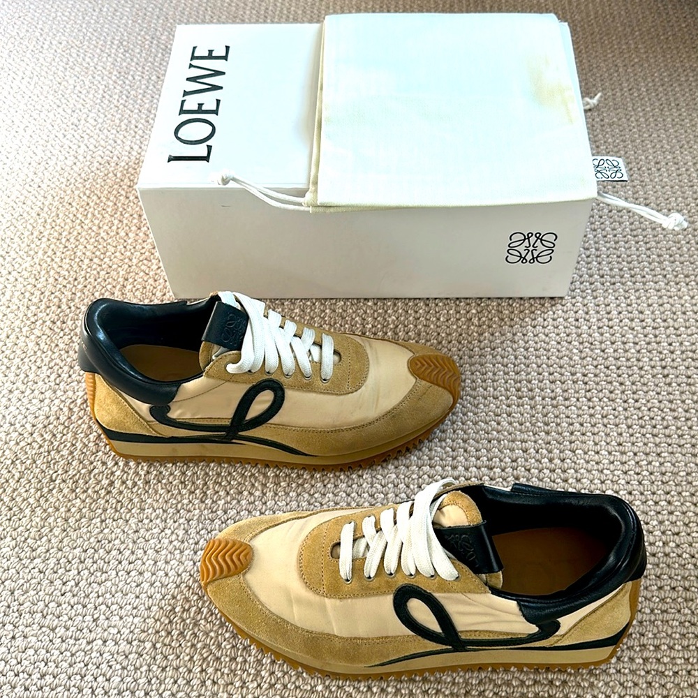 Loewe sneakers suede Flow Runner